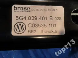 MÉCANISME DE FENÊTRE ARRIÈRE G DROIT VW GOLF VII 5G4839461B