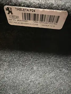 Prateleira traseira de bagageira OEM 98257555ZD Peugeot 2008 II