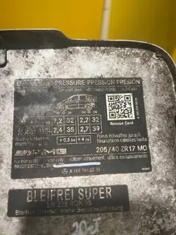 Mercedes-Benz A W168 Fuel Filler Flap