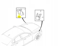Sensor de suspensión activa delantero izquierdo Volvo S90 V90 XC60 32283346