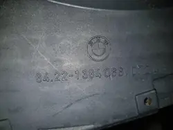 Prise d'air BMW 5 E34 OEM 64221384066 - Occasion