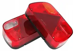 Luzes traseiras reboque + chicote 7m 13PIN