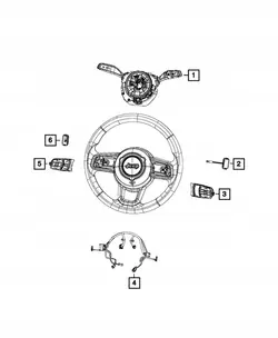 Stuurwiel Klokveer Jeep Wrangler JL