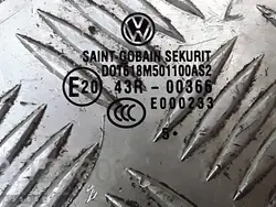 VW Phaeton dörrglas OEM e2043r00366 - Begagnad
