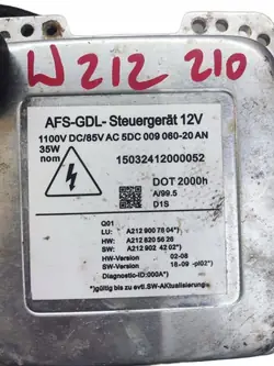 Ballast Xenon Mercedes OEM A2129007804 pour Classe E W212