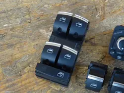 AUDI A3 8P 5D Lift Fensterheber Schalter Set Chrom