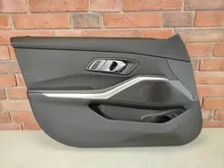 OEM 9460727 Revestimento Porta Dianteira Esquerda Couro Preto