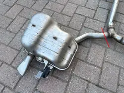 Audi A4 B9 Lift Endschalldämpfer Links OEM 8W9253611A