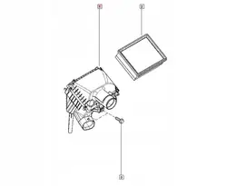 Luftfiltergehäuse Trafic III Vivaro B 1.6 DCI OEM