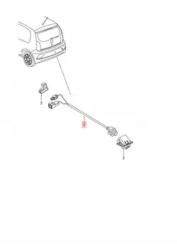 VW UP! Bakre Kamera 1S0980121