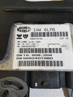 Moottoritietokone OEM 9662401980 Citroen C4 Picasso:lle