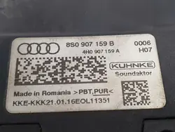 Andere besturingseenheden Audi TT TTS RS Mk3 8S 8S0907159B