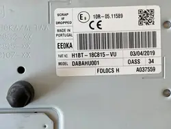 Lector Radio Navegación OEM H1BT-18C815-VU Ford Fiesta