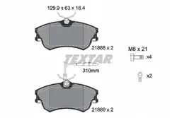 Plaquettes de frein OEM 2188801 pour Renault Espace 96-02