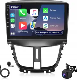 Radio Android OEM 570639 para Peugeot 207