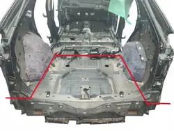 Correia Traseira Ford Edge II MK2 Peça OEM - Usada