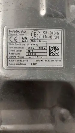 Módulo Aquecedor Bateria OEM 68436172AB Chrysler Pacifica