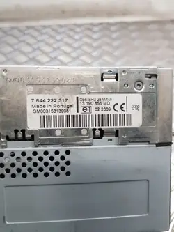 Radio Opel OE 13190855MD - Estado usado