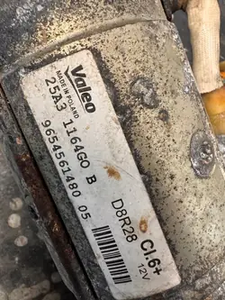 Démarreur moteur Citroen Peugeot Opel 2.0