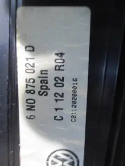 Vidro de teto panorâmico usado OEM 6N0875021D VW Lupo