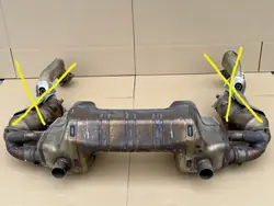 Silenciador de escape OEM 9GT251053A Porsche 718