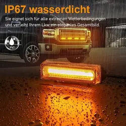 Lumières d'Avertissement LED Dinfu 4x40W Stroboscope 12V
