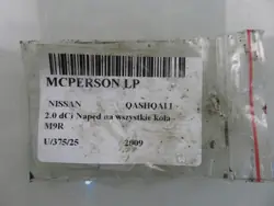 MCPERSON LP M1083787 Vasen Etuosa Nissan Qashqai I:lle