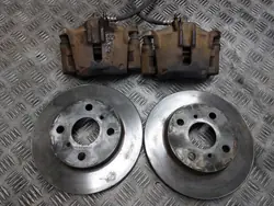 Jarrurattaat + Palat + Puristimet Etu Toyota Yaris