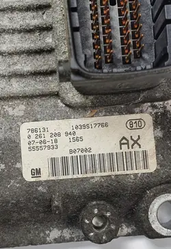 Computador Motor Opel OE 55557933 - Usado