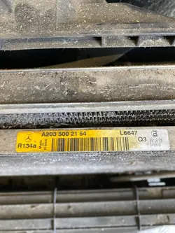 Intercooler Mercedes-Benz Classe C 2006 Wen