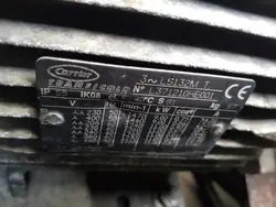 Käytetty Carrier 11kW sähkömoottori OEM 54-60027-08