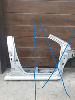 Toyota Auris II B-stijl Rechts Drempel OEM AURIS II SŁUPEK PRAWY B