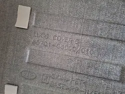 Alfombrilla de maletero OEM 83701G6000BILI para Kia Picanto III