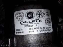 Compresseur de climatisation Fiat 500 L 2014 OEM 01141154