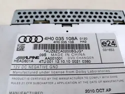Audi DVD-vaihtaja OEM 4H0035108A - Käytetty Audi OE