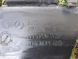 Diffuseur de pare-chocs arrière AMG Mercedes GLE W166 A1668851138