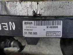 Ensemble Radiateur + Ventilateur Fiat Fiorino III 51780655