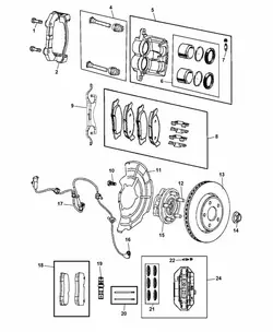 Discos de Freio Jeep OE 68035012AD