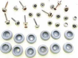 Tornillos soporte cortina OEM 7038627771 VW T4 gris
