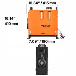 Vevor 8kW 12-24V Dieselvärmare ZCJRQDC12V8KQ