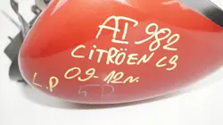 Espejo izquierdo OEM 360186600 para Citroen C3 II 2012-2015