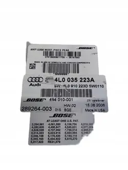 Audi Q7 Bose Förstärkare OEM 4L0035223A - Begagnad
