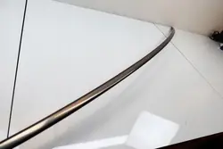 Mercedes W140 CL Framruta Övre Kromlist