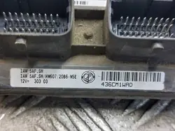 Conjunto de partida FIAT PANDA II 1.1 8V IAW5AFSM 55192634