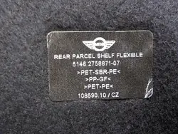 Prateleira porta-bagagens OEM 5146 2758871 07 FFN MINI
