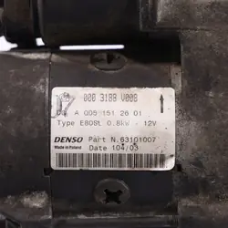 Démarreur Smart Fortwo C450 OEM Q0003188V008000000