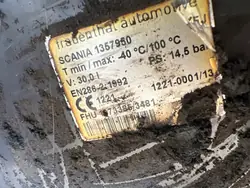 Réservoir d'air Scania, système pneumatique OE 1 357 950