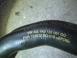 Durite de refroidissement VW Golf 2.0 TDI 07-14