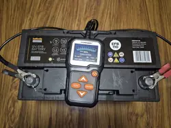 Batería AGM HALFORDS EFB110 75Ah Usada Derecha +