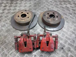 OEM TARCZE HAMULCOWE TYŁ + ZACISKI TOYOTA AVENSIS T25